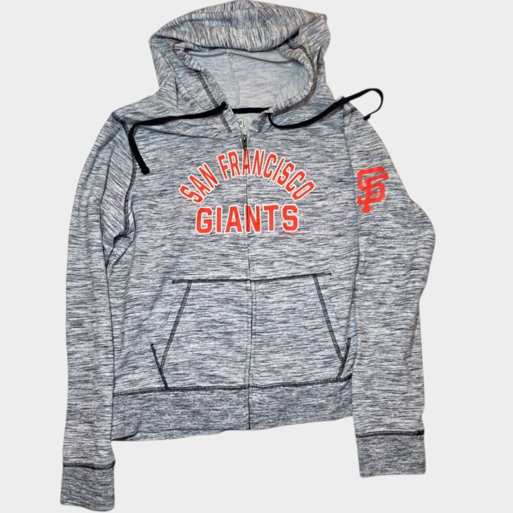 New Era MLB San Francisco Giants Full Zip Hoodie Gray Marled XL